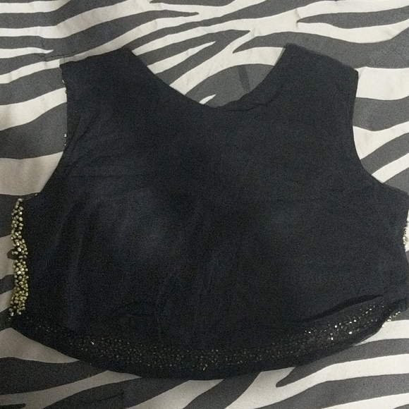 Gold beaded top - Picture 2 of 3